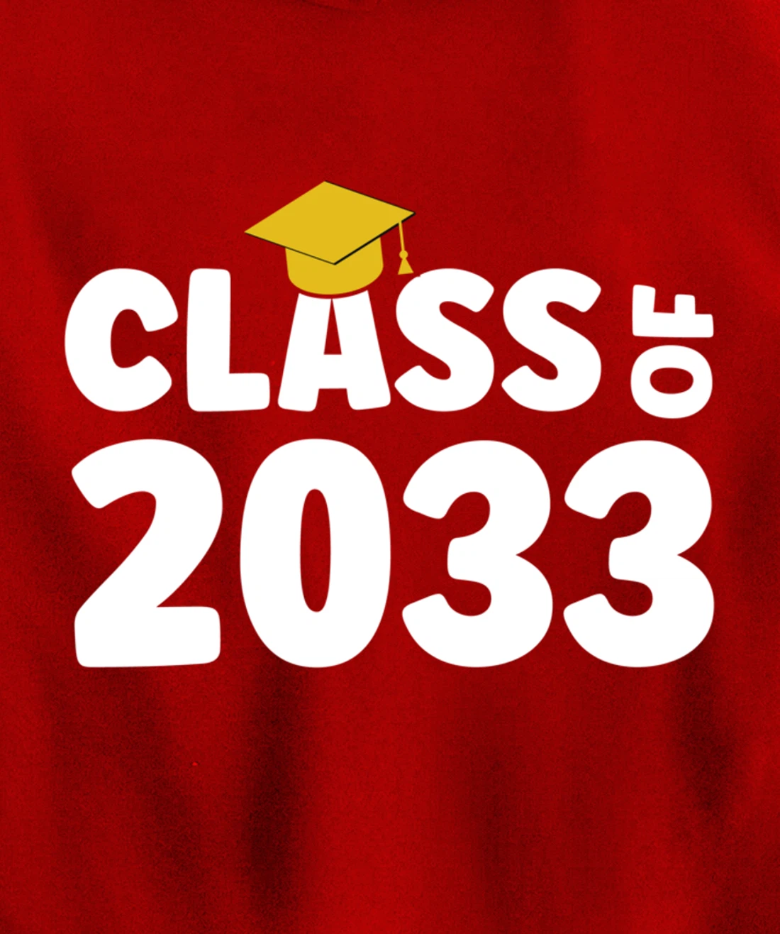 Preschool First Day Of School Kindergarten Class Of 2033 Pullover Hoodie