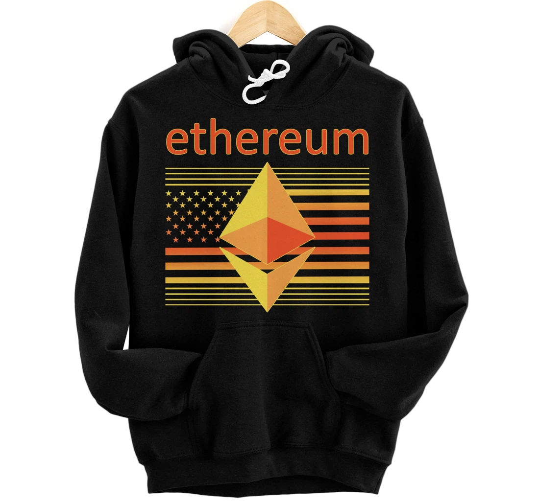 Ethereum Shirt ETH Blockchain Crypto Shirts Crypto Ethereum Pullover Hoodie