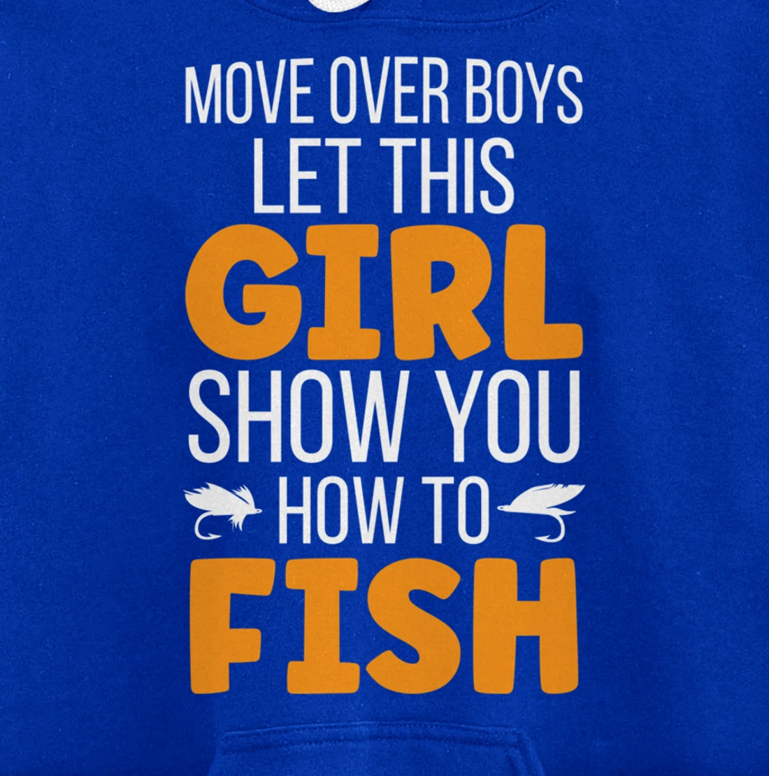 Funny Fishing Girl Cute Daughter Granddaughter Wife Fishing Pullover Hoodie