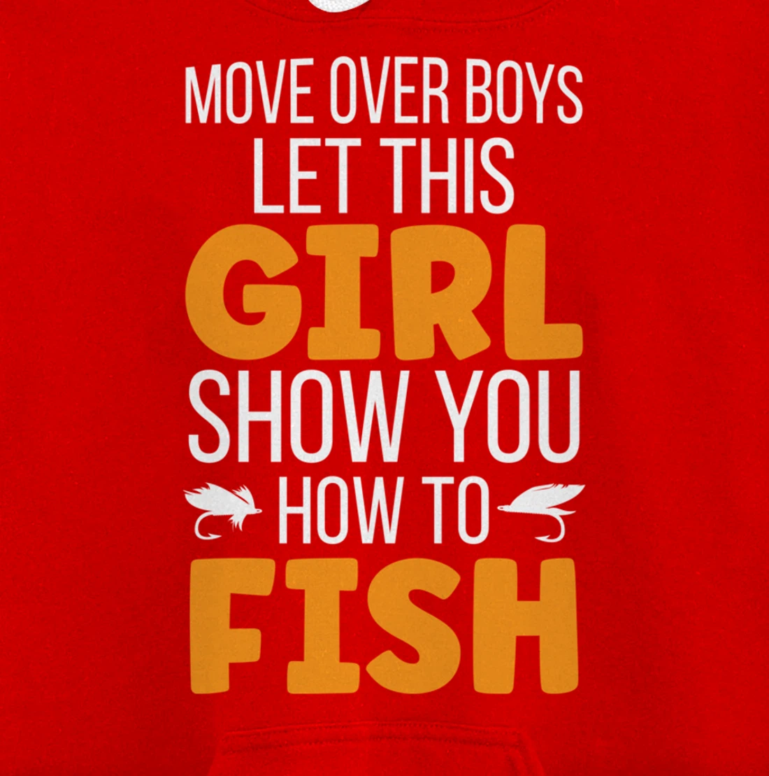 Funny Fishing Girl Cute Daughter Granddaughter Wife Fishing Pullover Hoodie