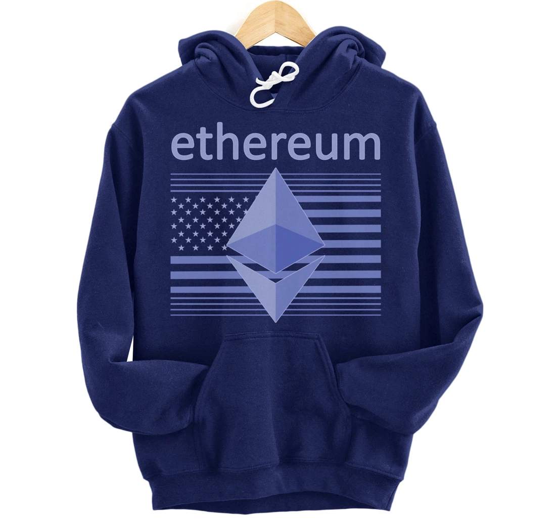 Ethereum Shirt Crypto Shirt ETH Crypto Shirts for Men Women Pullover Hoodie