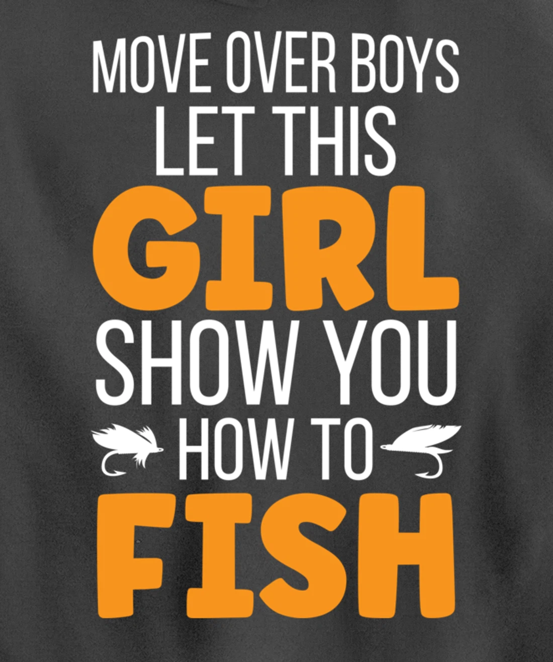 Funny Fishing Girl Cute Daughter Granddaughter Wife Fishing Pullover Hoodie