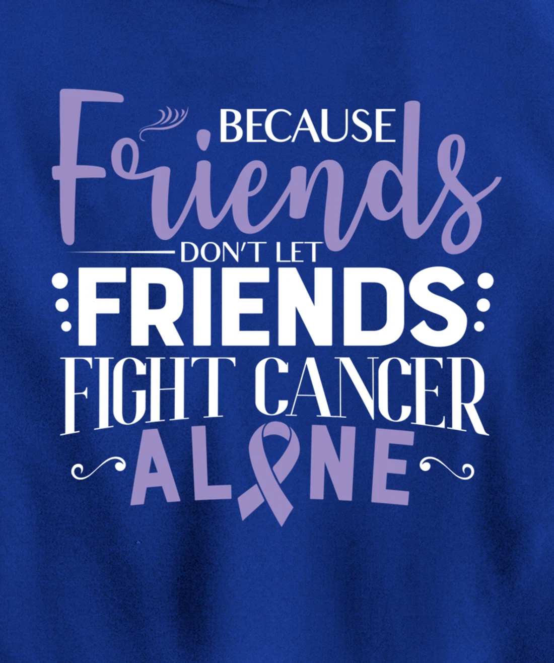 Testicular Cancer Fight Cancer Ribbon Pullover Hoodie