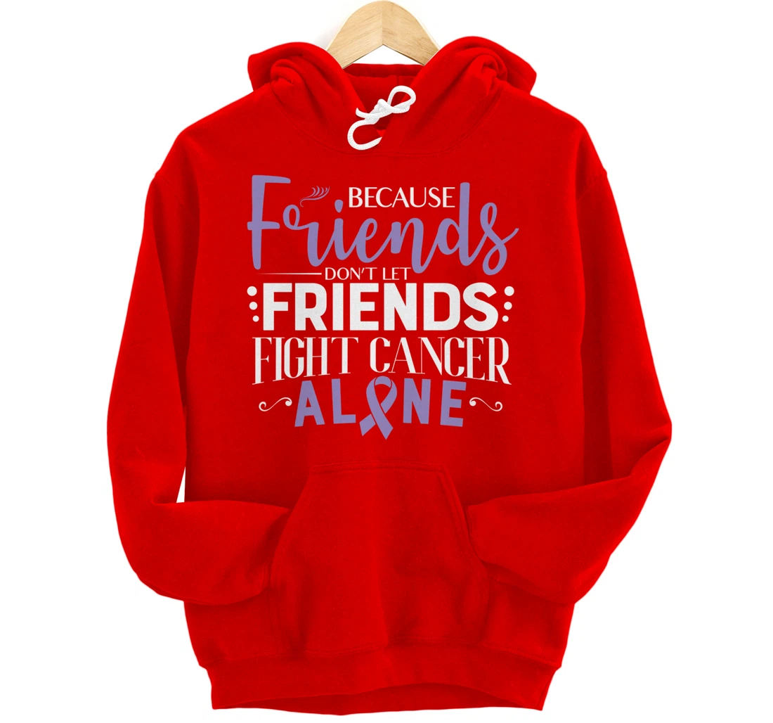 Testicular Cancer Fight Cancer Ribbon Pullover Hoodie