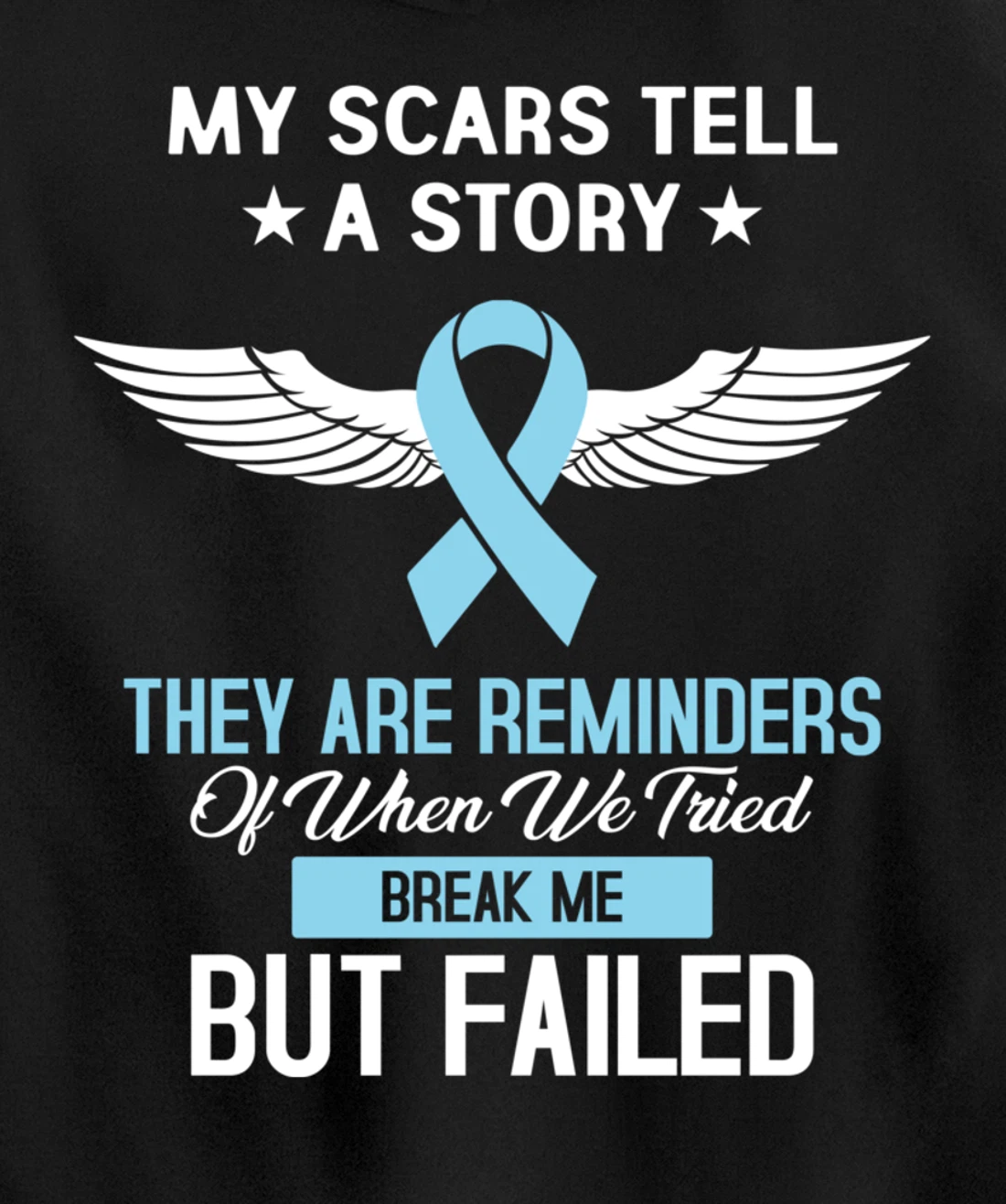 Prostate Cancer Fight Cancer Ribbon Pullover Hoodie