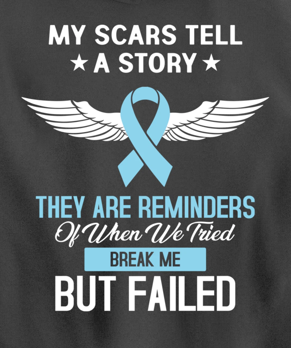 Prostate Cancer Fight Cancer Ribbon Pullover Hoodie