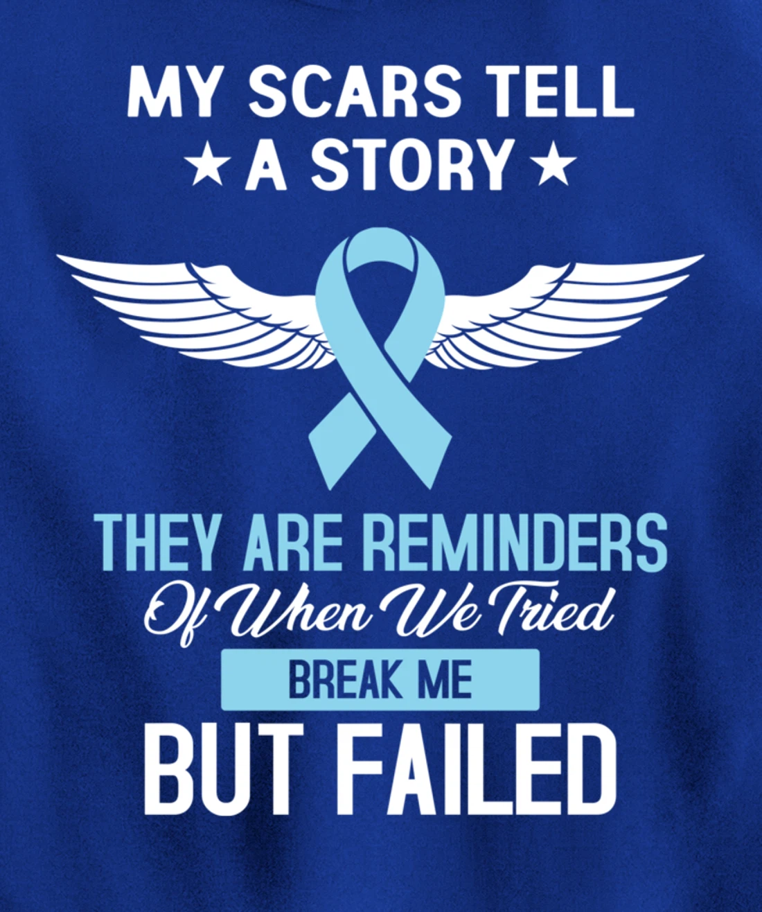 Prostate Cancer Fight Cancer Ribbon Pullover Hoodie