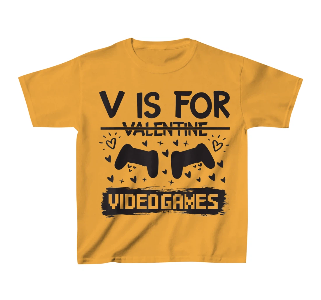 Womens Valentine's Day Video Gaming Quote Gamer Pun Text Design T-Shirt, Kid T-Shirt and Women T-Shirt