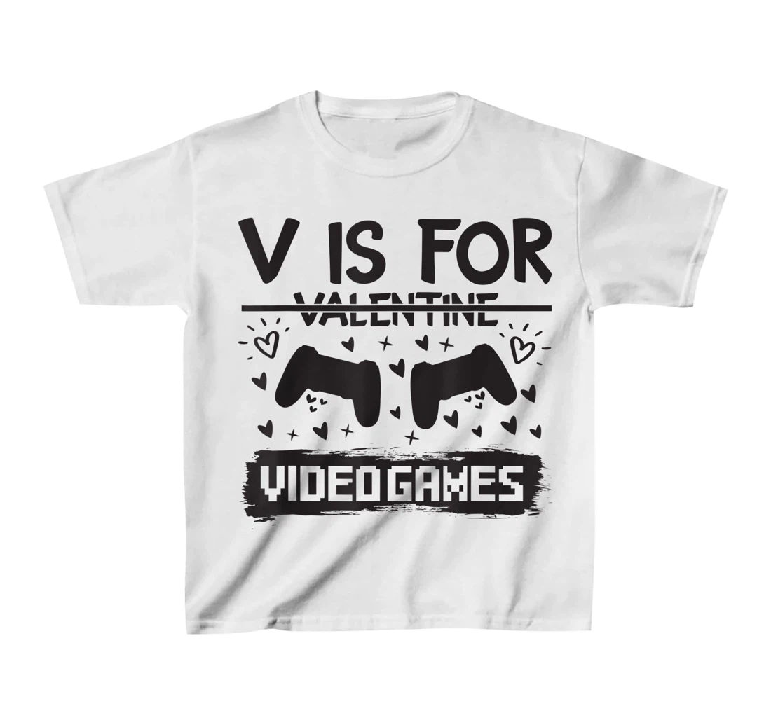Womens Valentine's Day Video Gaming Quote Gamer Pun Text Design T-Shirt, Kid T-Shirt and Women T-Shirt
