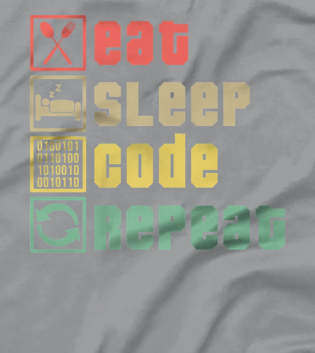 Womens Eat Sleep Code Repeat Coder Programmer Software Developer T-Shirt, Women T-Shirt