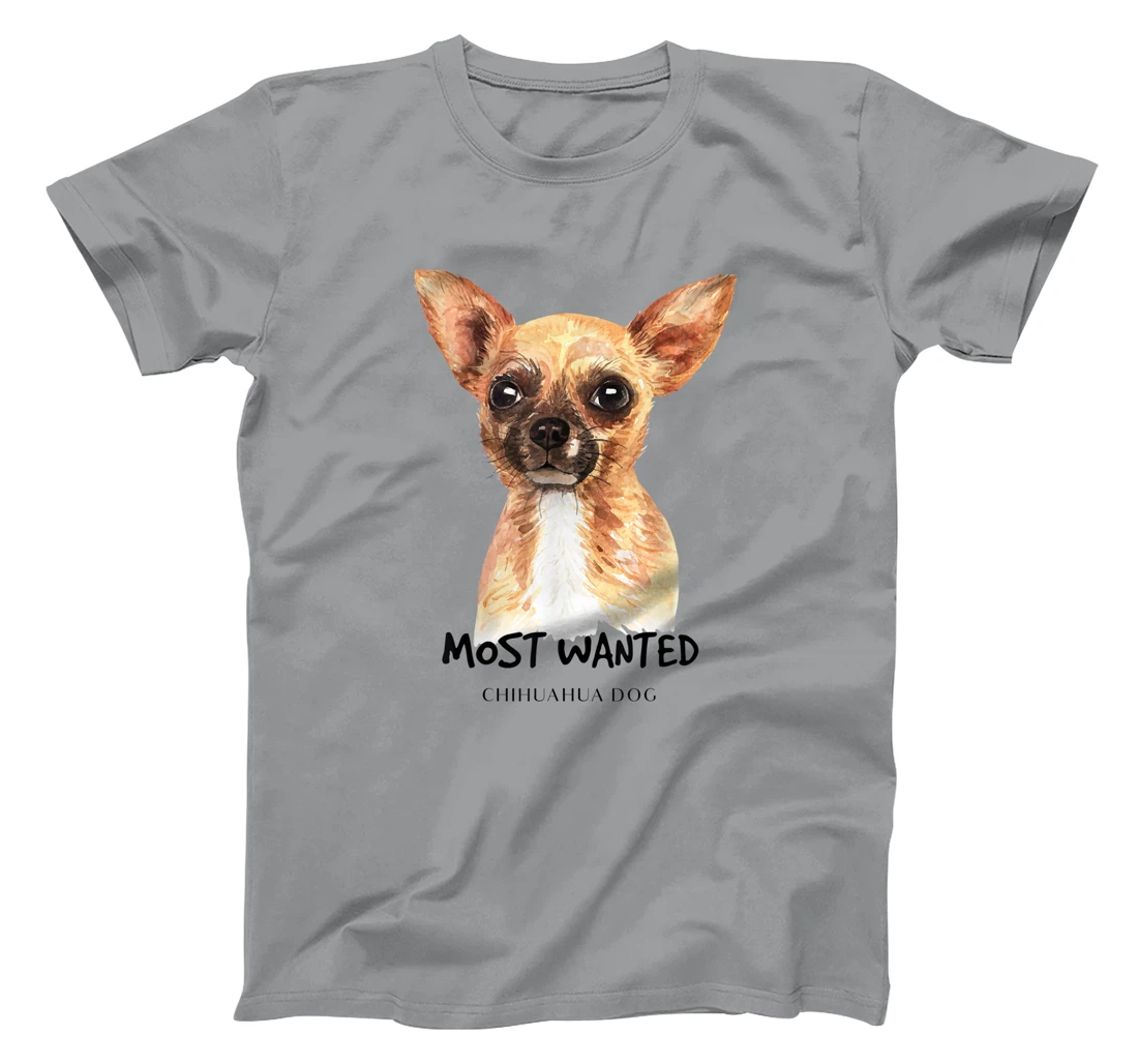 Chihuahua Most Wanted Watercolor T-Shirt, Kid T-Shirt and Women T-Shirt