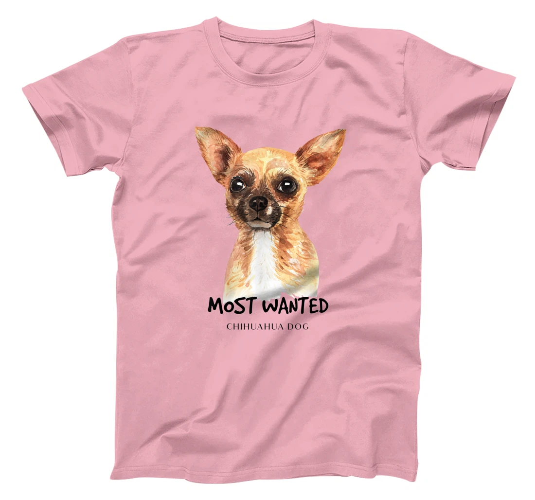 Chihuahua Most Wanted Watercolor T-Shirt, Kid T-Shirt and Women T-Shirt