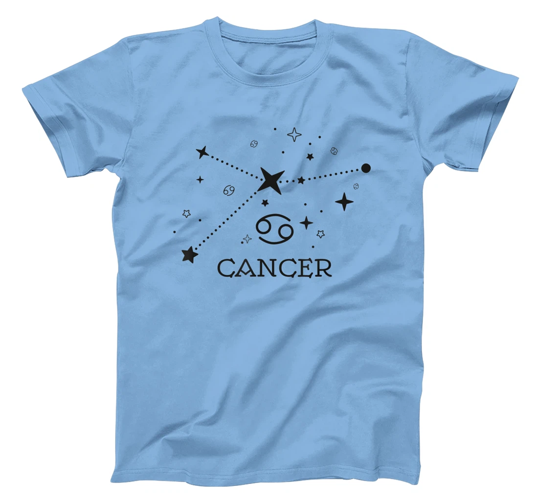 Cancer Zodiac signs Astrology moon star line Cancer zodiac T-Shirt, Kid T-Shirt and Women T-Shirt