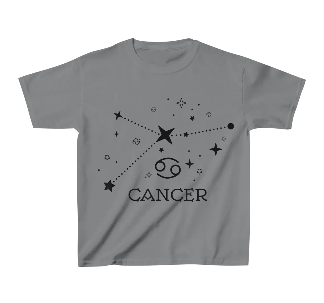 Cancer Zodiac signs Astrology moon star line Cancer zodiac T-Shirt, Kid T-Shirt and Women T-Shirt