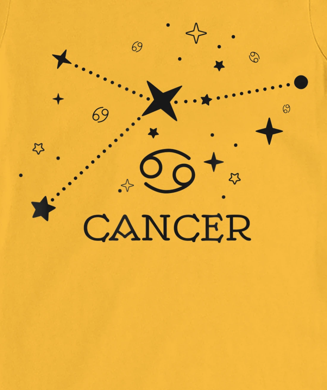 Cancer Zodiac signs Astrology moon star line Cancer zodiac T-Shirt, Kid T-Shirt and Women T-Shirt