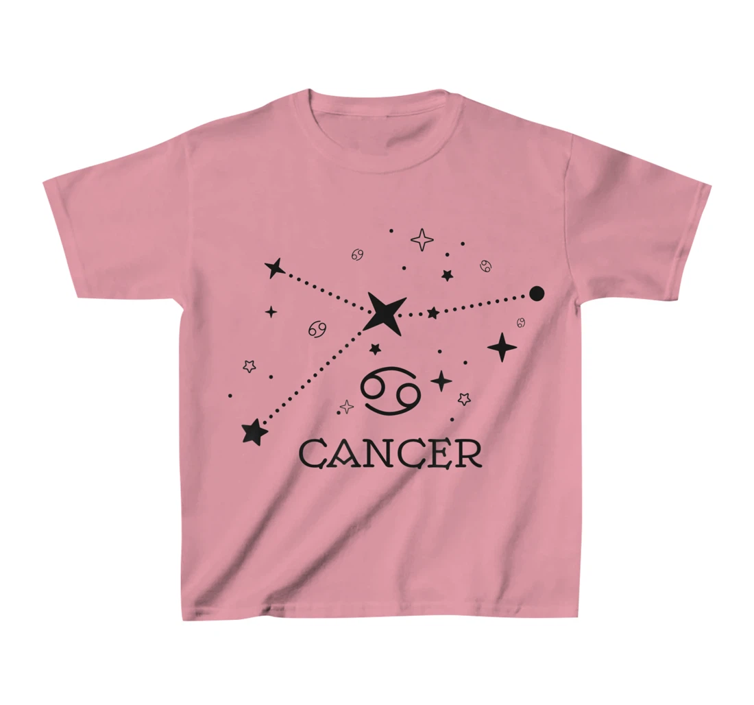 Cancer Zodiac signs Astrology moon star line Cancer zodiac T-Shirt, Kid T-Shirt and Women T-Shirt