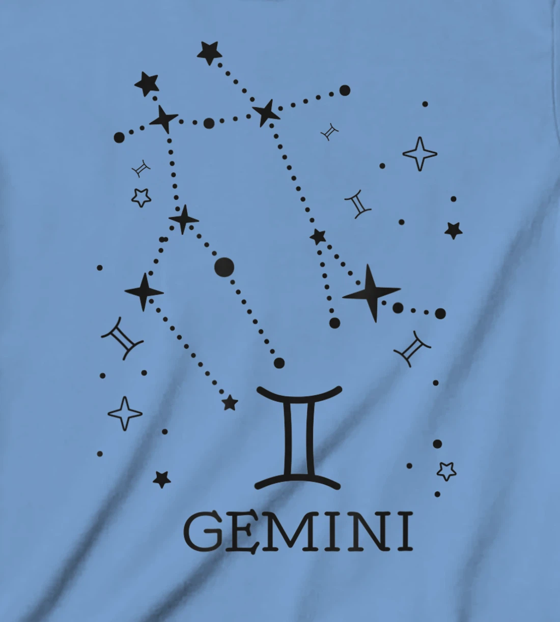 Gemini Zodiac signs Star moon Astrology horoscope Gemini T-Shirt, Kid T-Shirt and Women T-Shirt