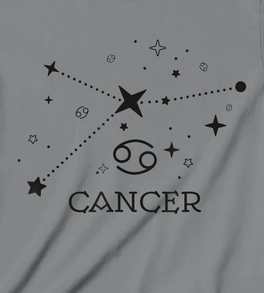 Cancer Zodiac signs Astrology moon star line Cancer zodiac T-Shirt, Kid T-Shirt and Women T-Shirt