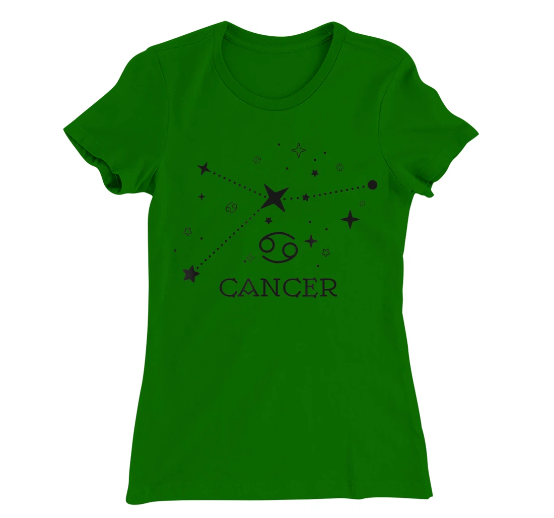 Cancer Zodiac signs Astrology moon star line Cancer zodiac T-Shirt, Kid T-Shirt and Women T-Shirt