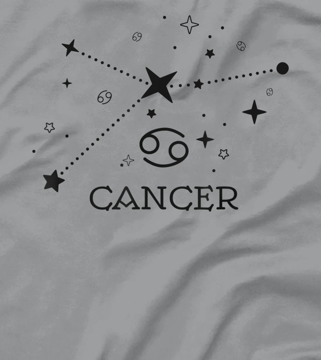 Cancer Zodiac signs Astrology moon star line Cancer zodiac T-Shirt, Kid T-Shirt and Women T-Shirt