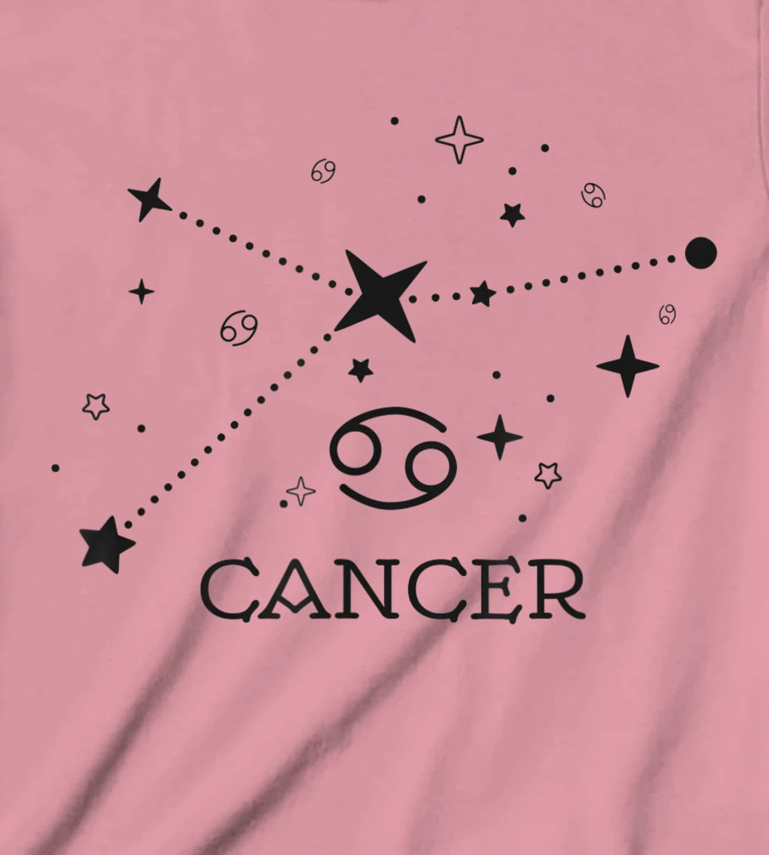 Cancer Zodiac signs Astrology moon star line Cancer zodiac T-Shirt, Kid T-Shirt and Women T-Shirt