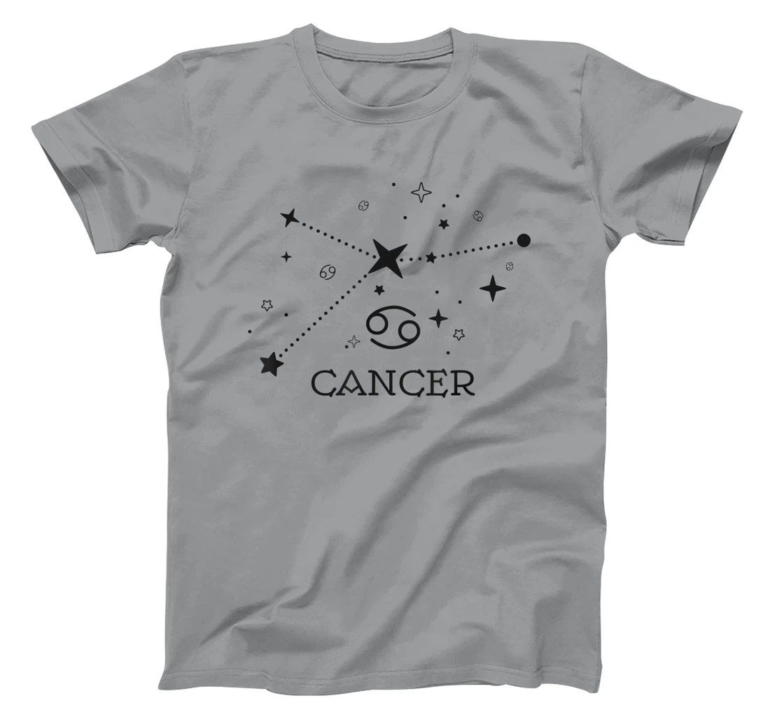 Cancer Zodiac signs Astrology moon star line Cancer zodiac T-Shirt, Kid T-Shirt and Women T-Shirt