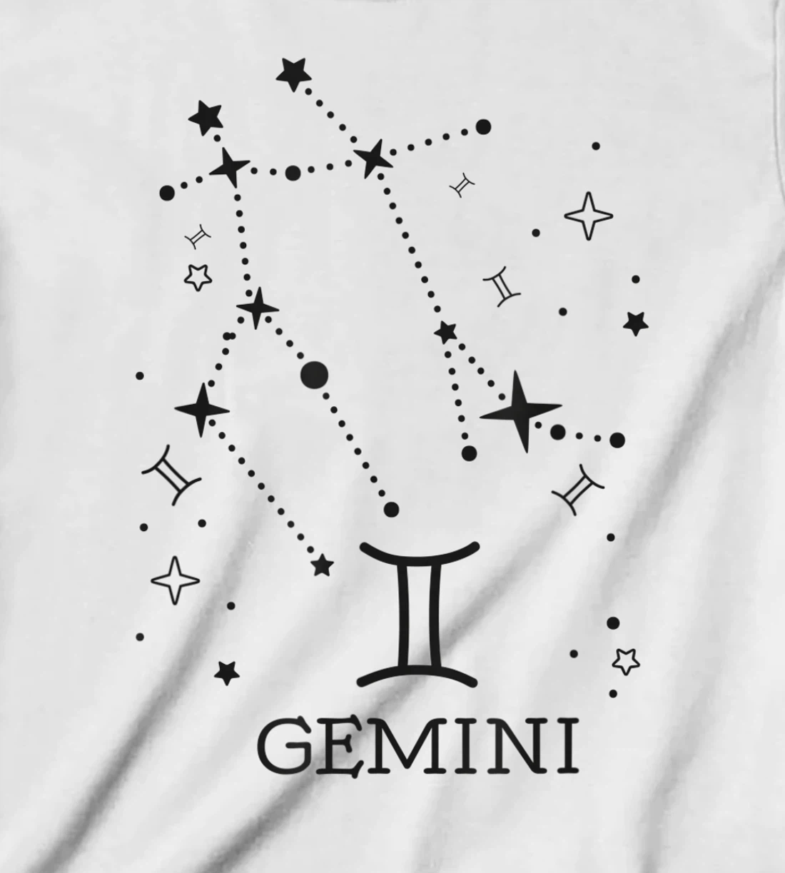 Gemini Zodiac signs Star moon Astrology horoscope Gemini T-Shirt, Kid T-Shirt and Women T-Shirt