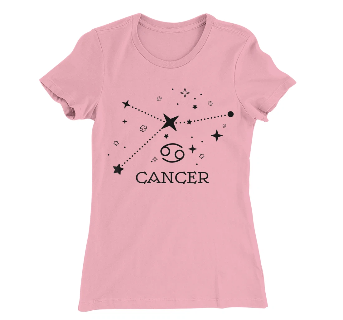 Cancer Zodiac signs Astrology moon star line Cancer zodiac T-Shirt, Kid T-Shirt and Women T-Shirt
