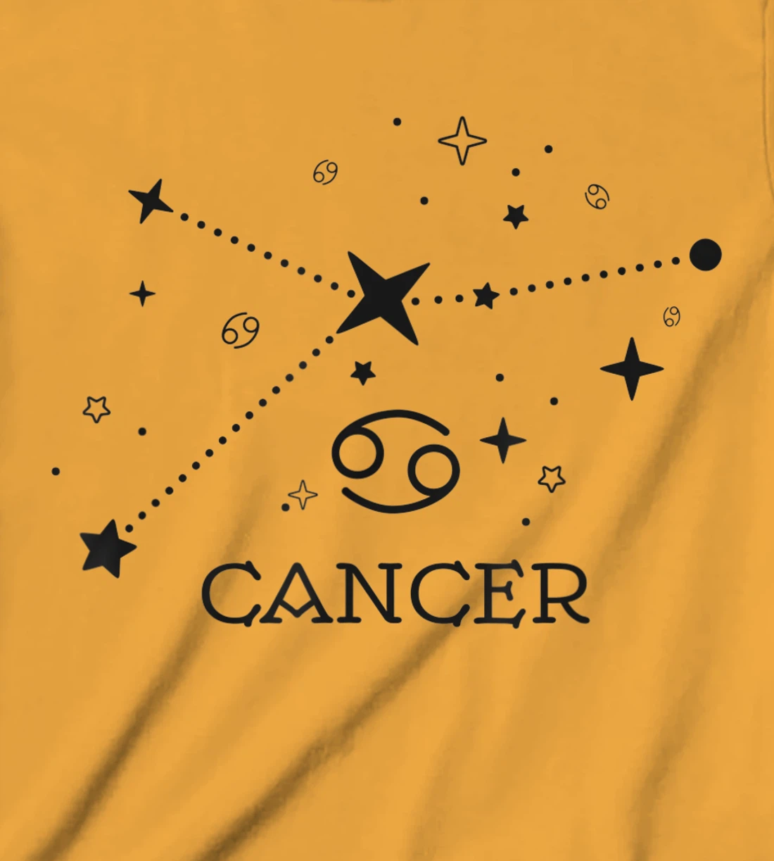 Cancer Zodiac signs Astrology moon star line Cancer zodiac T-Shirt, Kid T-Shirt and Women T-Shirt