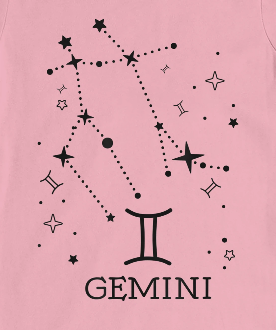 Gemini Zodiac signs Star moon Astrology horoscope Gemini T-Shirt, Kid T-Shirt and Women T-Shirt
