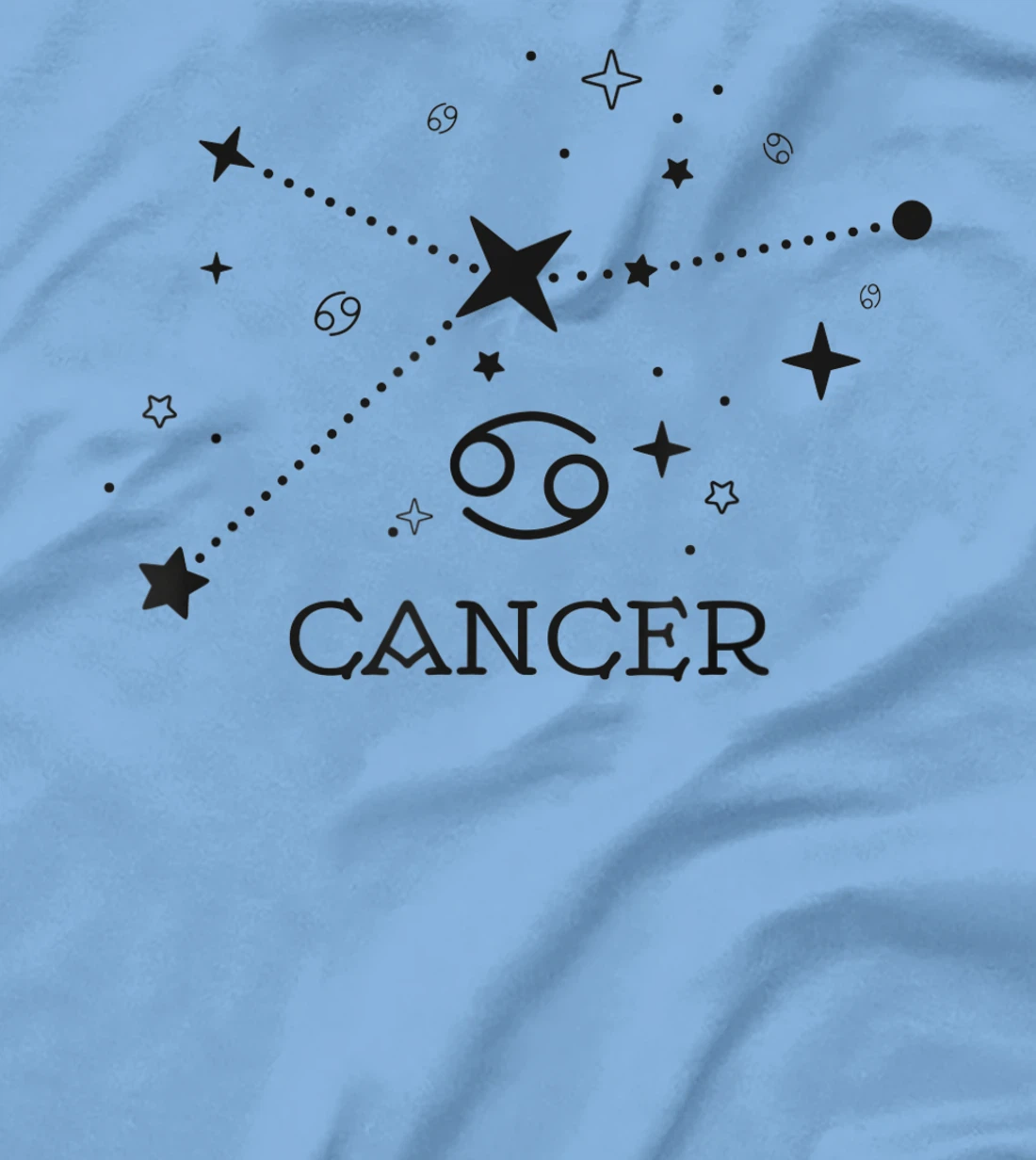 Cancer Zodiac signs Astrology moon star line Cancer zodiac T-Shirt, Kid T-Shirt and Women T-Shirt