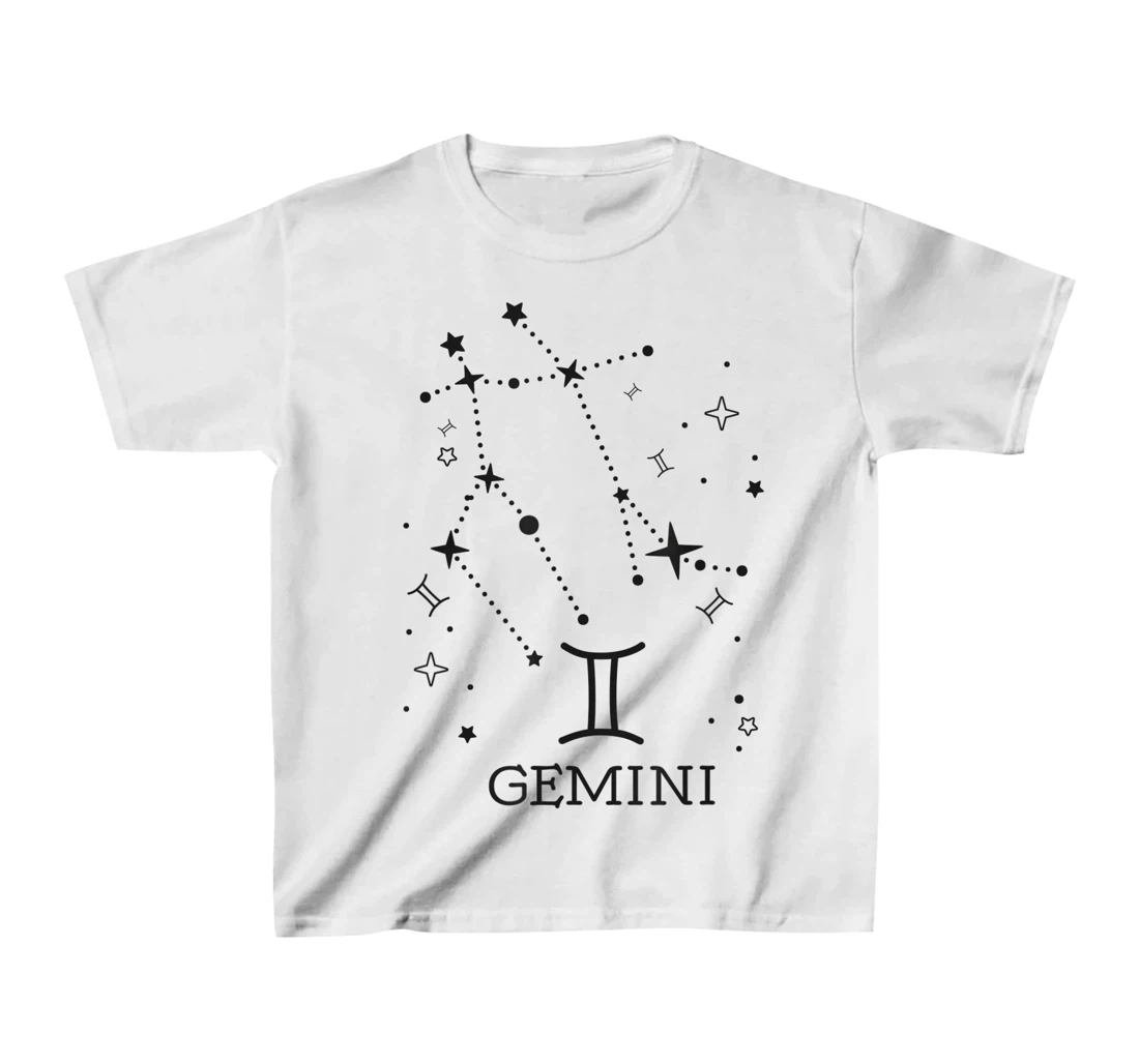 Gemini Zodiac signs Star moon Astrology horoscope Gemini T-Shirt, Kid T-Shirt and Women T-Shirt
