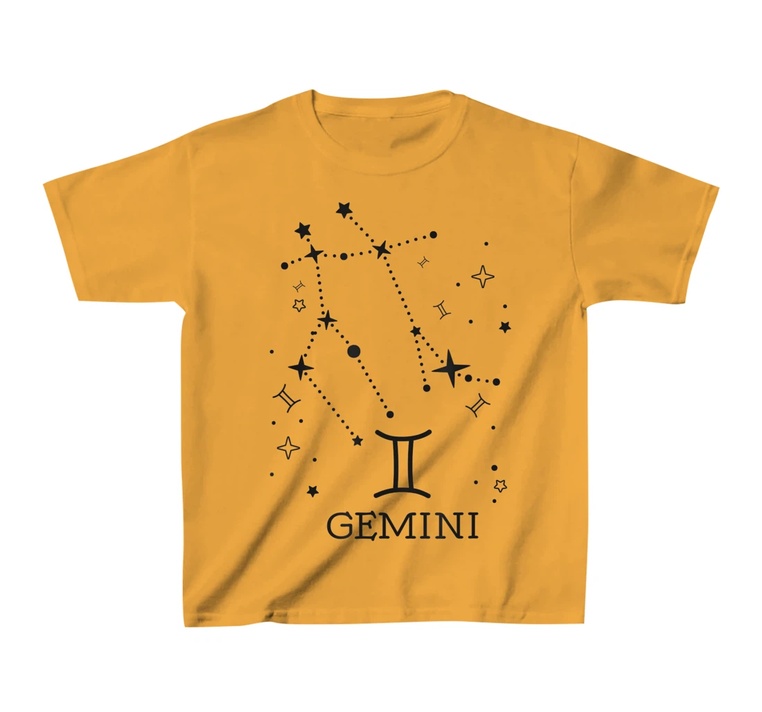 Gemini Zodiac signs Star moon Astrology horoscope Gemini T-Shirt, Kid T-Shirt and Women T-Shirt