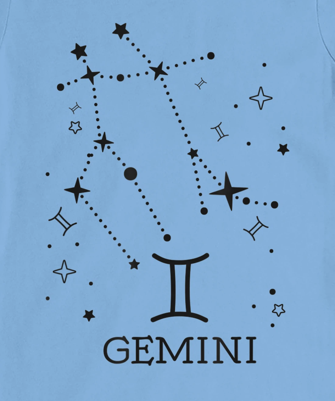 Gemini Zodiac signs Star moon Astrology horoscope Gemini T-Shirt, Kid T-Shirt and Women T-Shirt