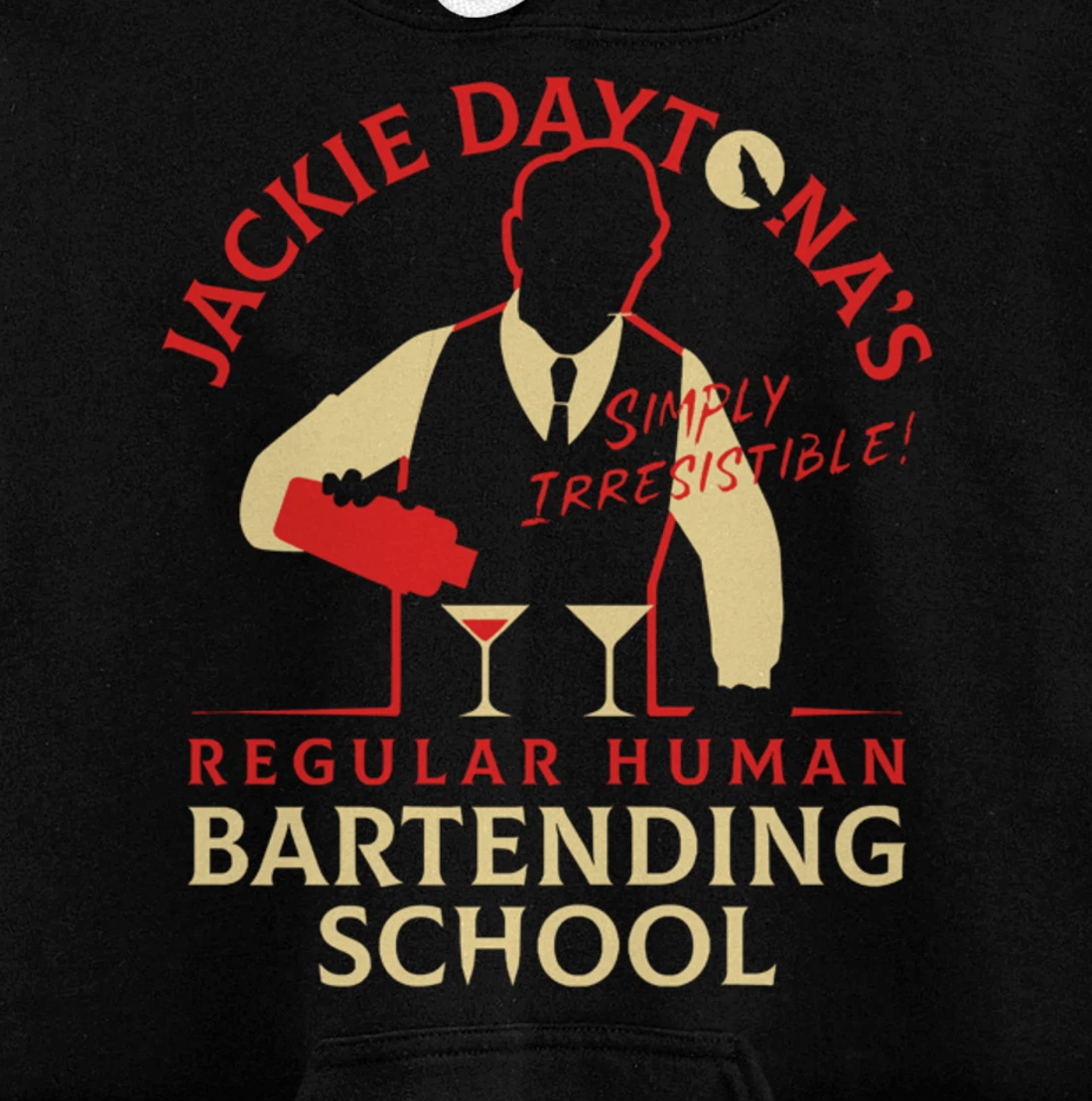 Regular Human Bartending School Funny Gift For Bartender Pullover Hoodie
