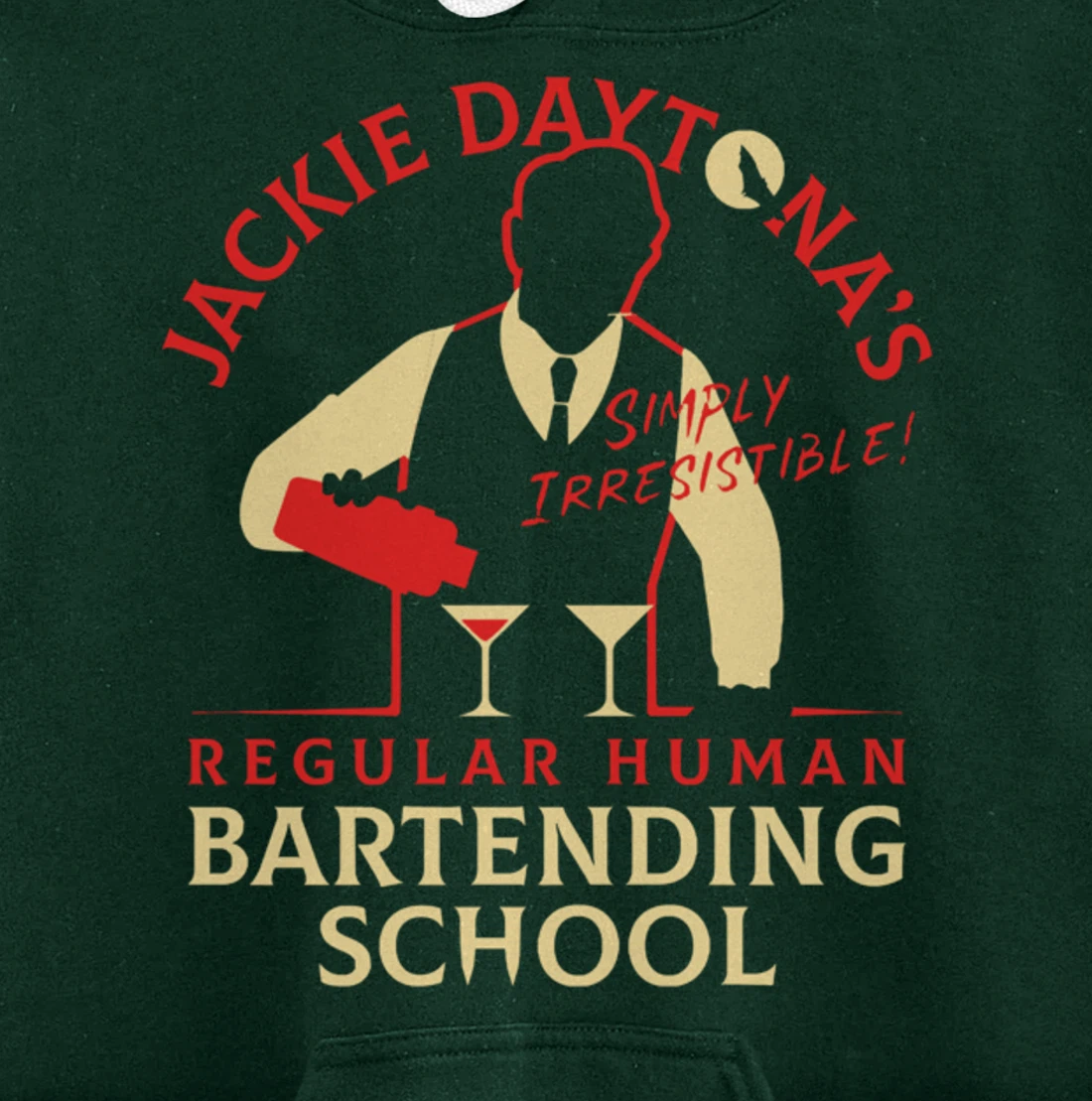 Regular Human Bartending School Funny Gift For Bartender Pullover Hoodie