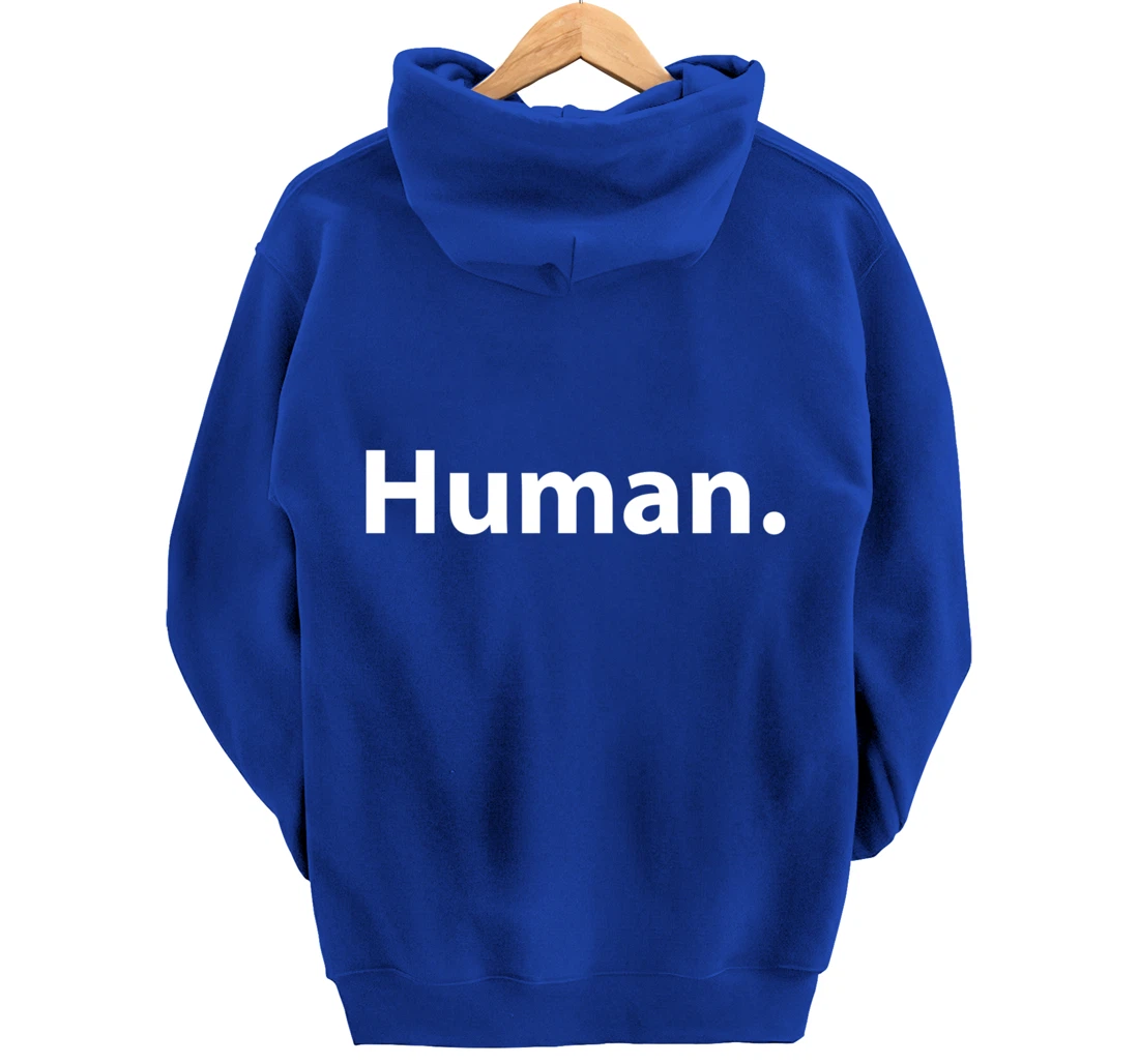 Human - Classic Text Pullover Hoodie