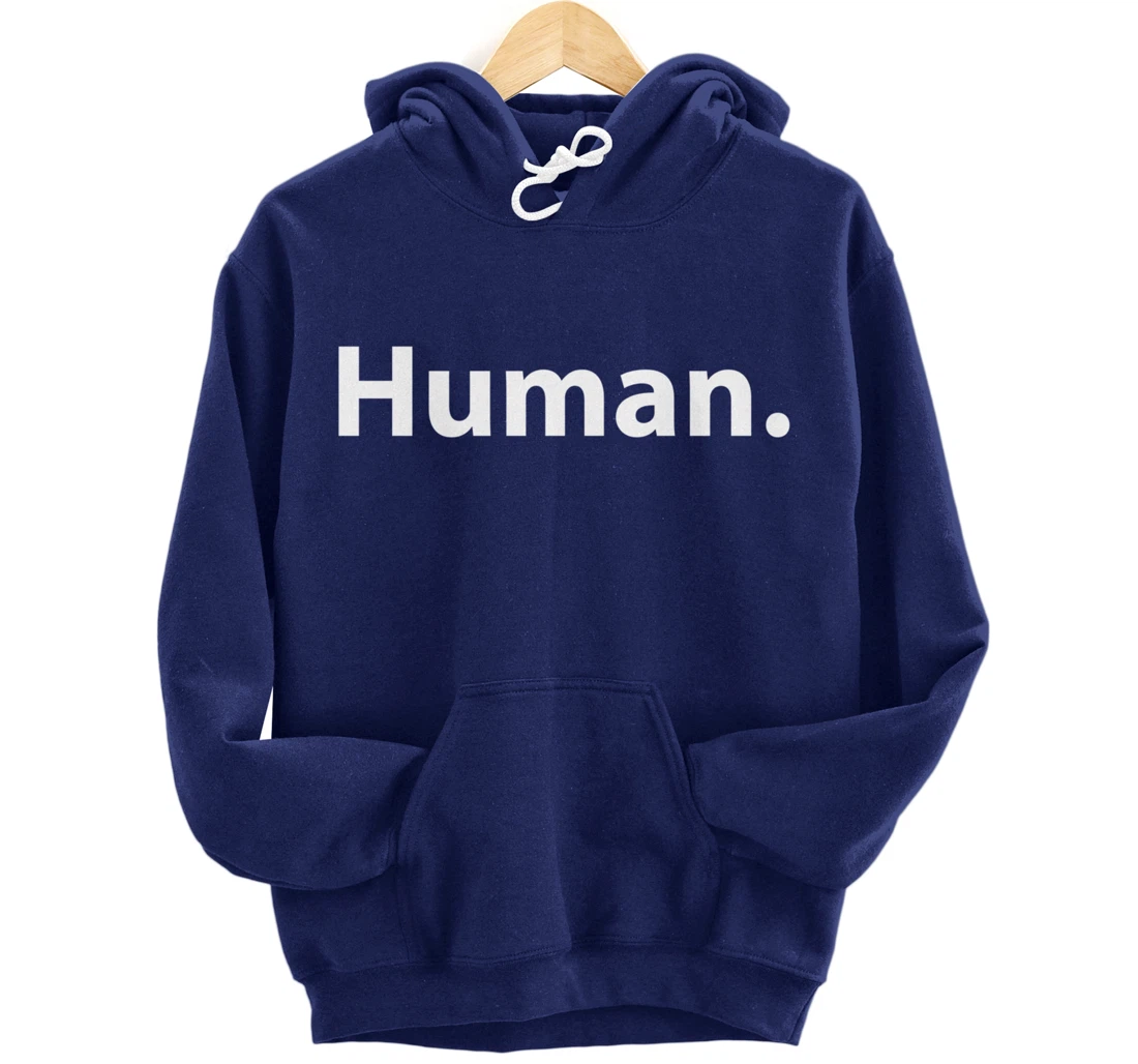 Human - Classic Text Pullover Hoodie
