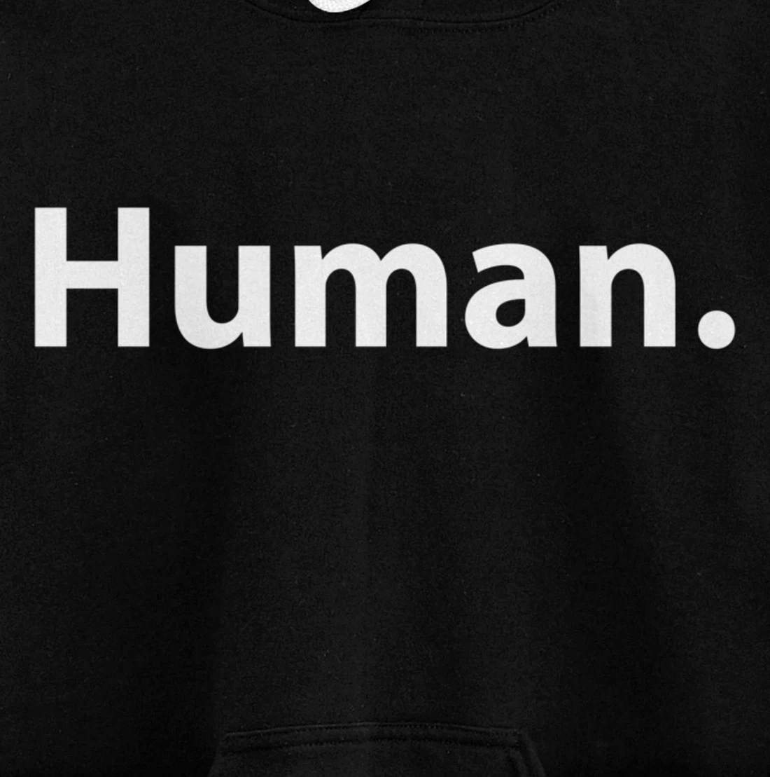 Human - Classic Text Pullover Hoodie