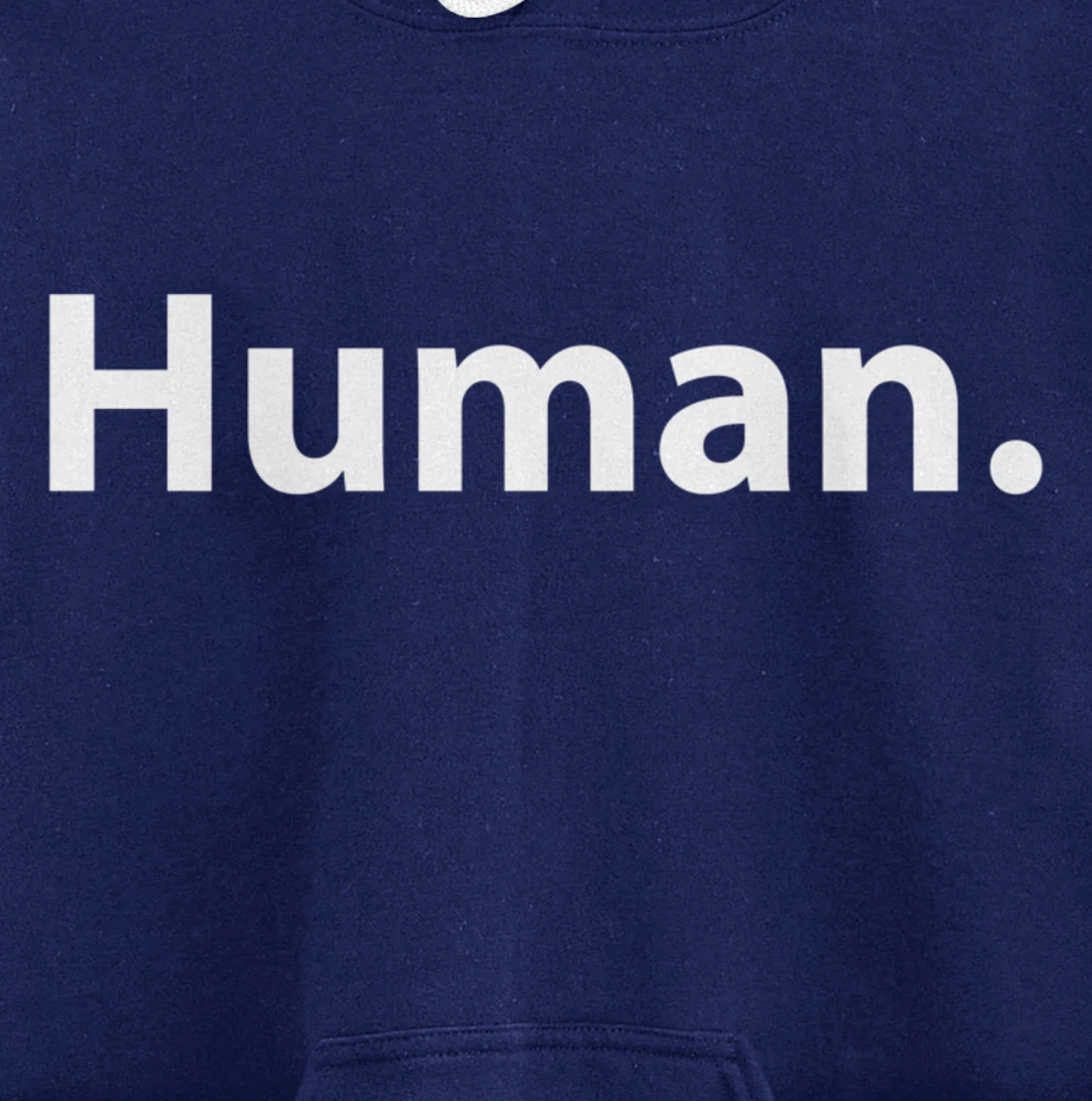 Human - Classic Text Pullover Hoodie