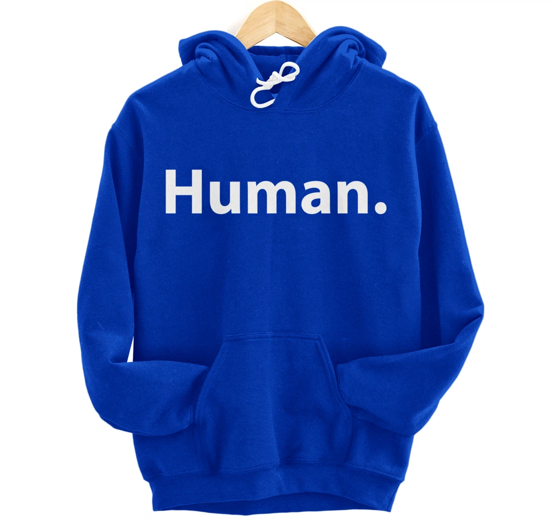 Human - Classic Text Pullover Hoodie