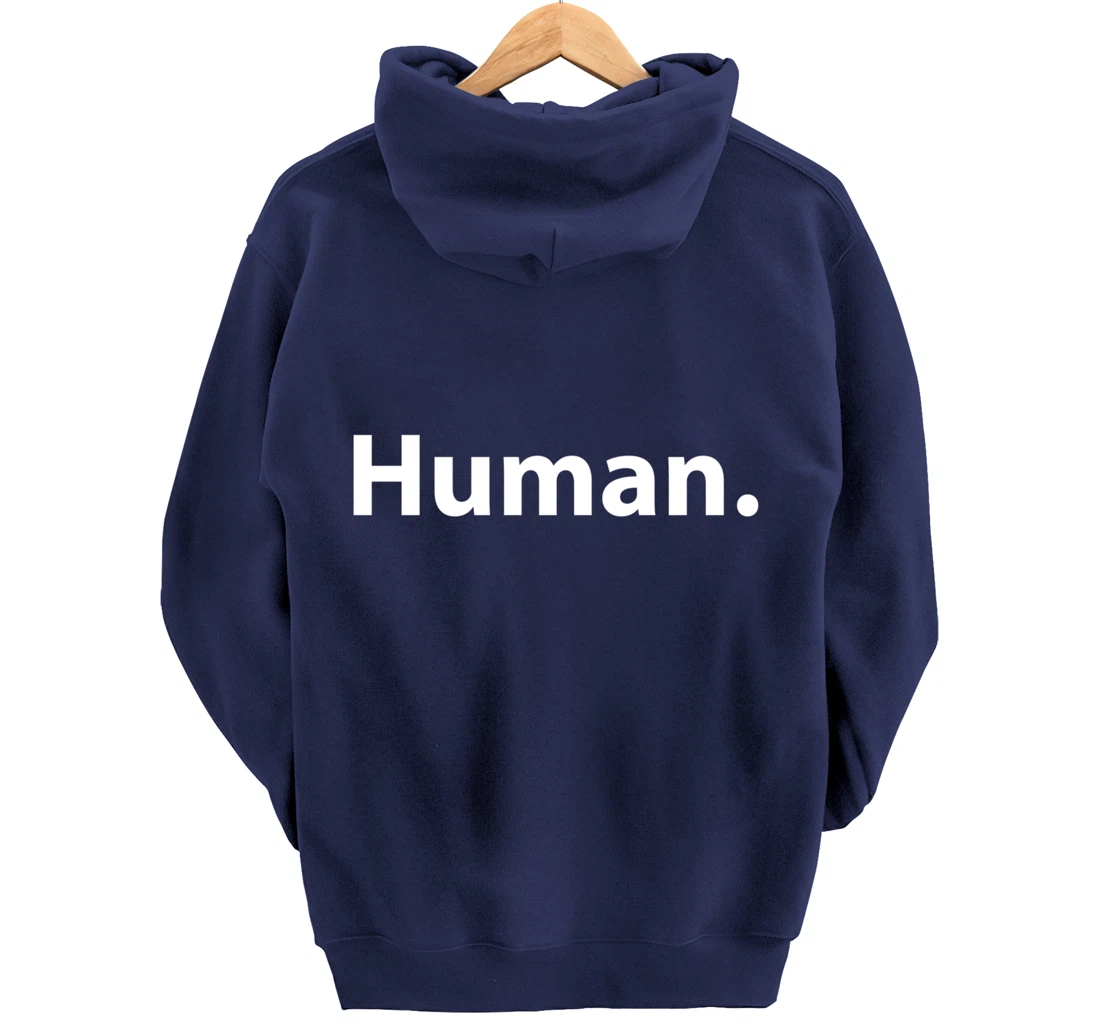 Human - Classic Text Pullover Hoodie