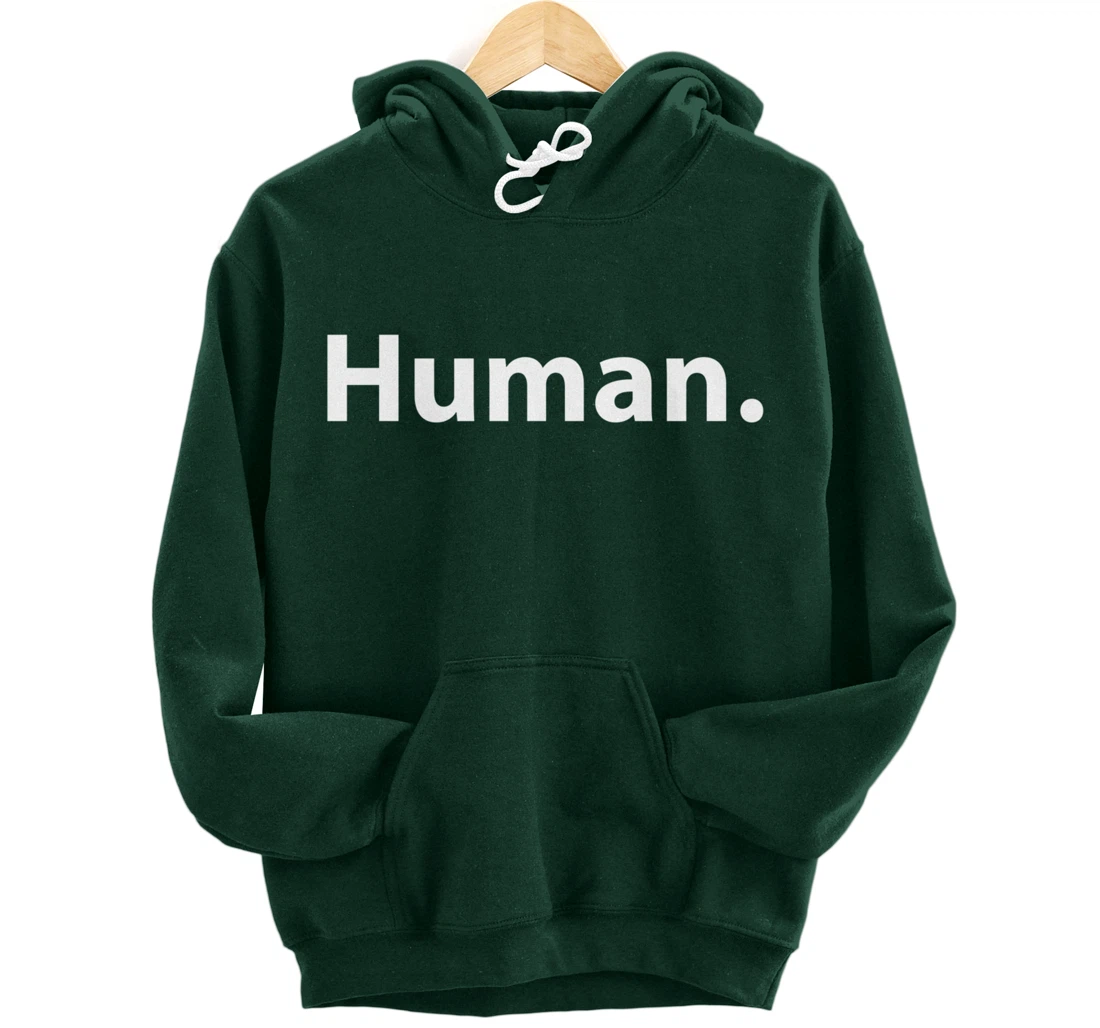 Human - Classic Text Pullover Hoodie
