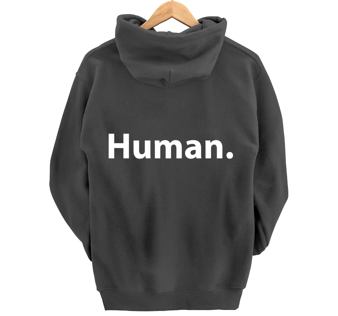 Human - Classic Text Pullover Hoodie