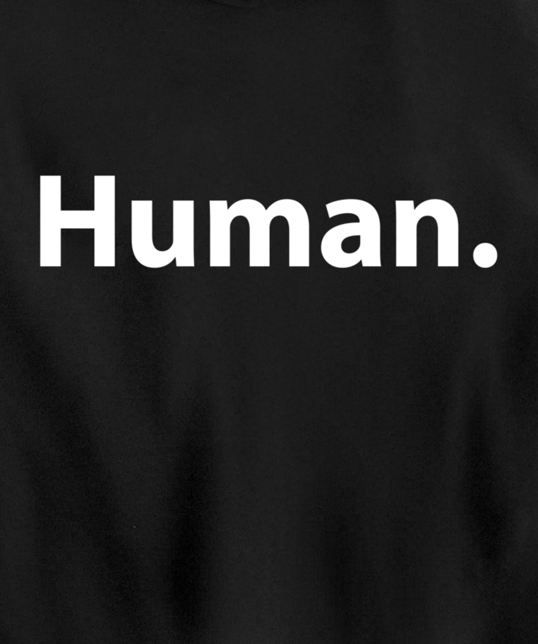 Human - Classic Text Pullover Hoodie