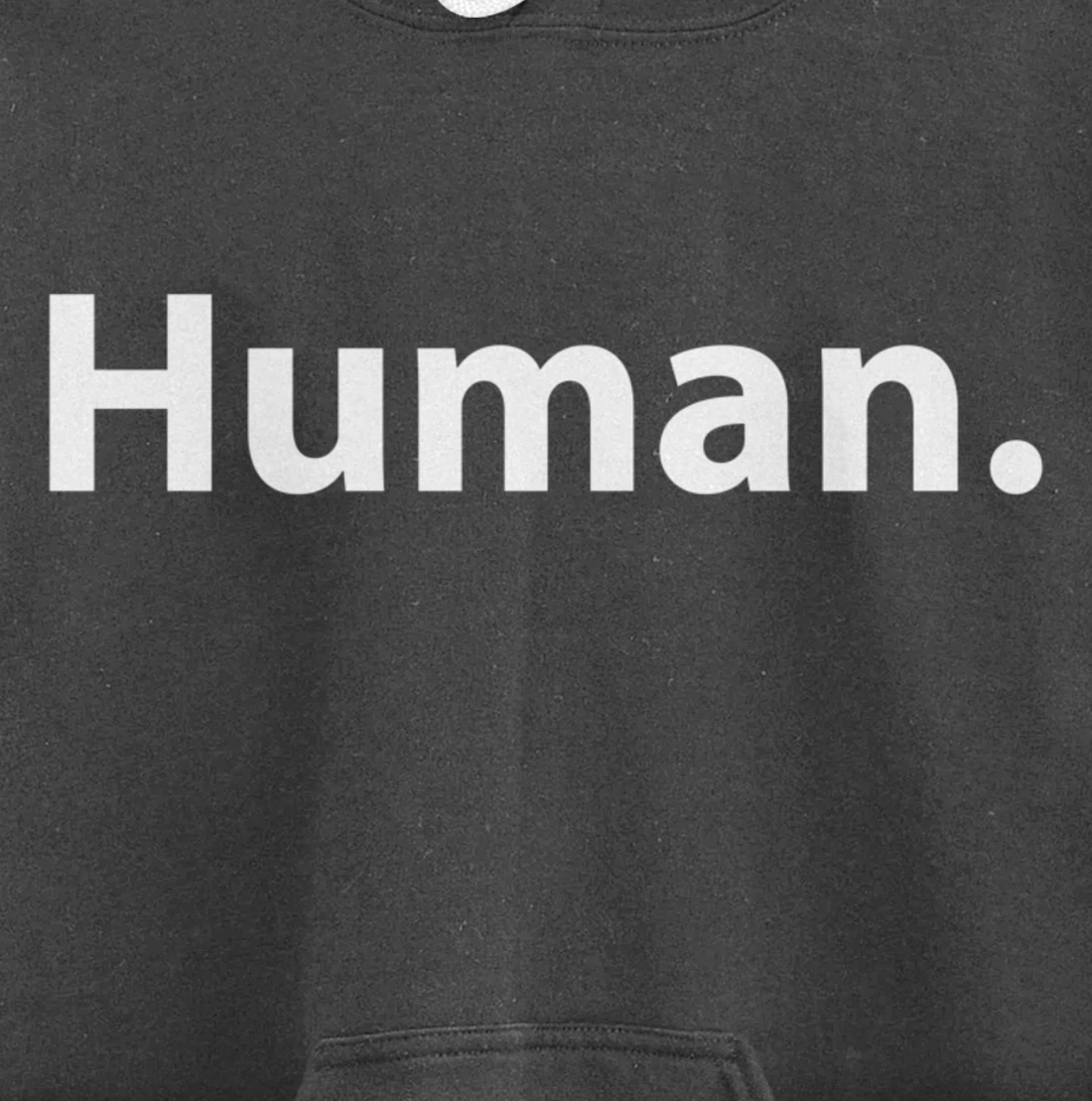 Human - Classic Text Pullover Hoodie