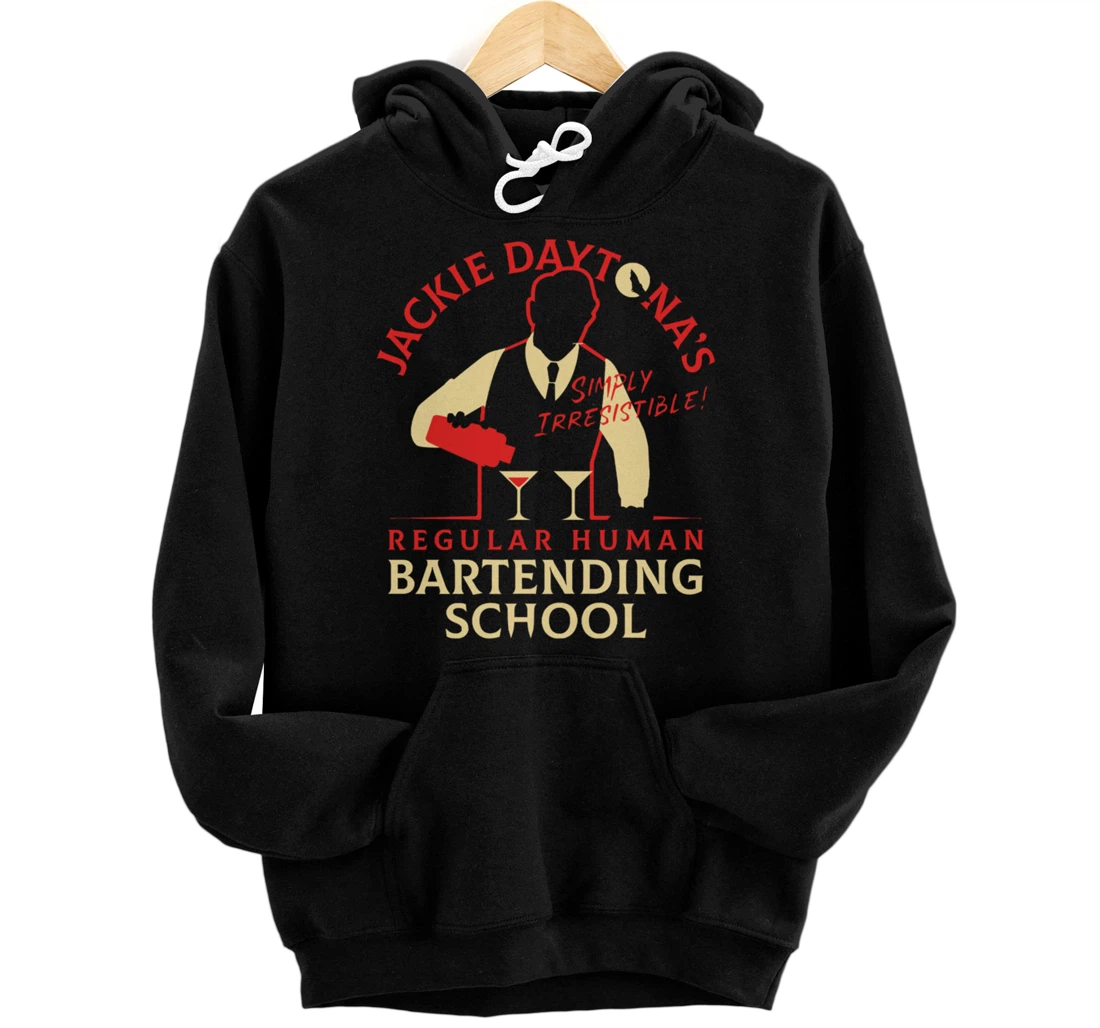 Regular Human Bartending School Funny Gift For Bartender Pullover Hoodie