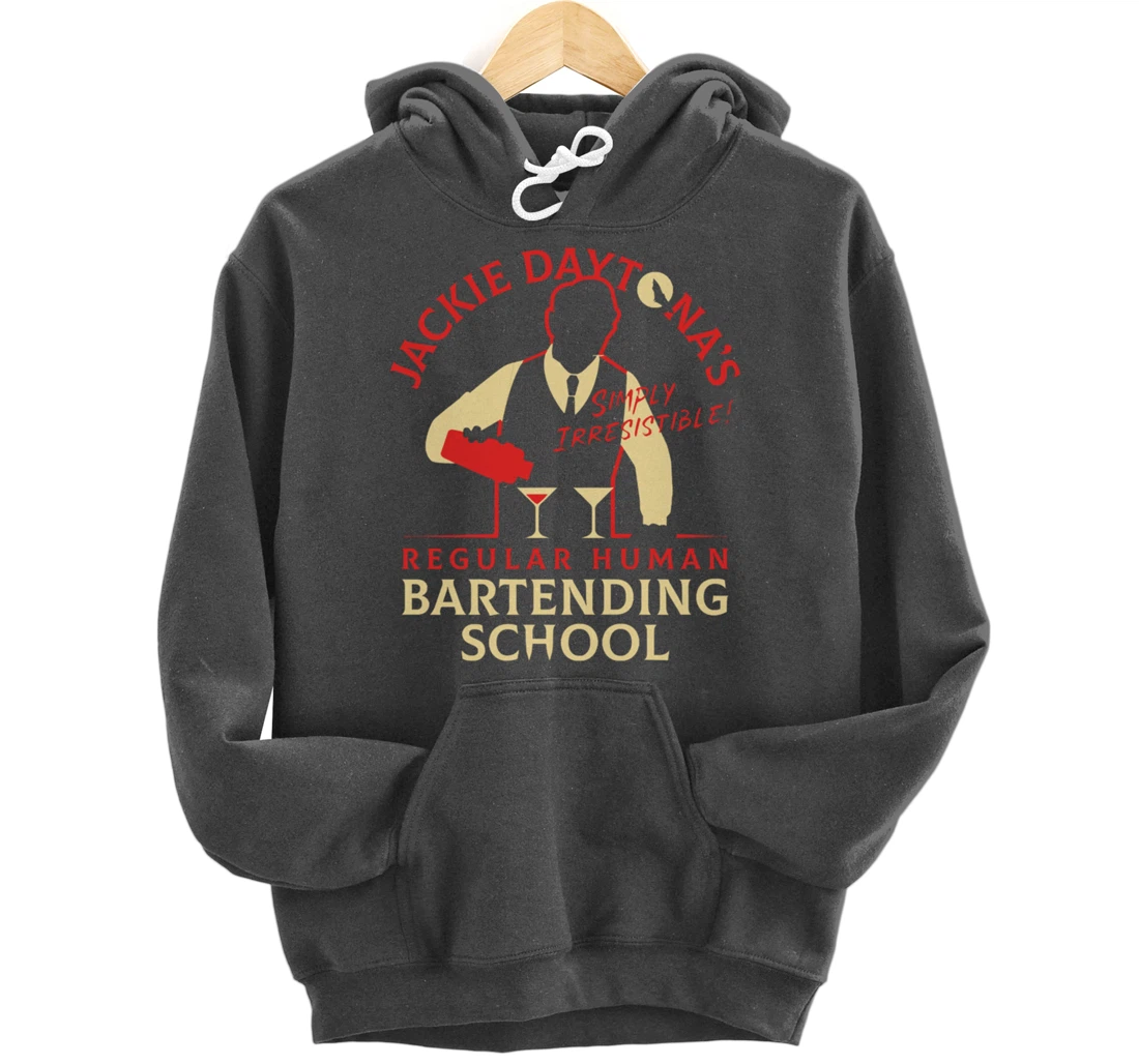 Regular Human Bartending School Funny Gift For Bartender Pullover Hoodie