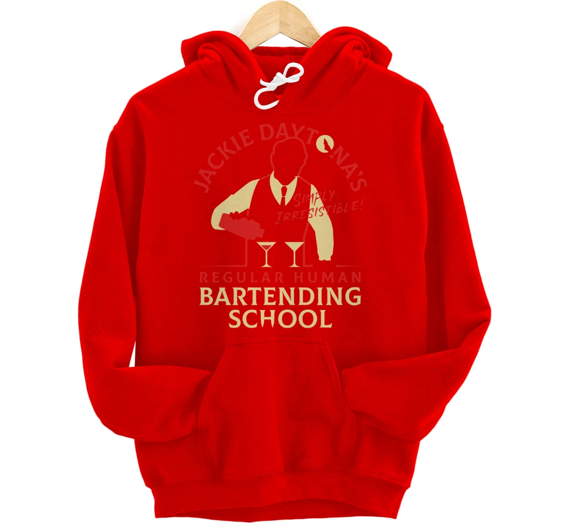 Regular Human Bartending School Funny Gift For Bartender Pullover Hoodie