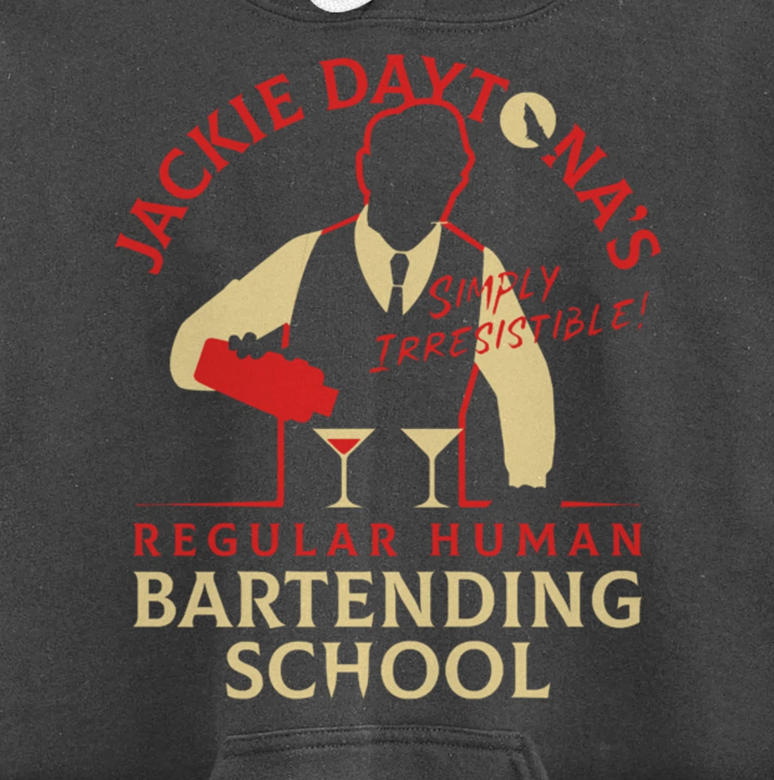Regular Human Bartending School Funny Gift For Bartender Pullover Hoodie